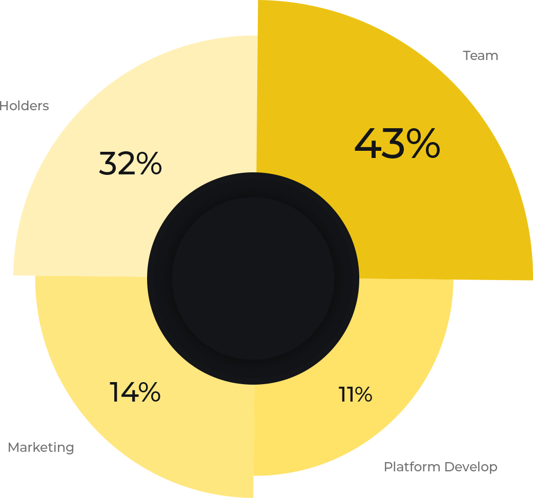 Pie Chart for Vesting